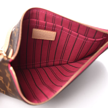 Louis Vuitton Monogram Neverfull MM GM Pochette Pivoine 5 of 8