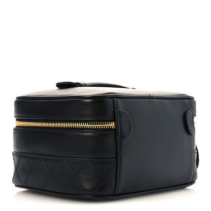 Chanel Lambskin Vanity Cosmetic Case Black 3 of 15