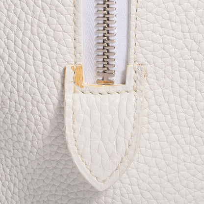 Hermes Taurillon Clemence Victoria II 35 White 7 of 17
