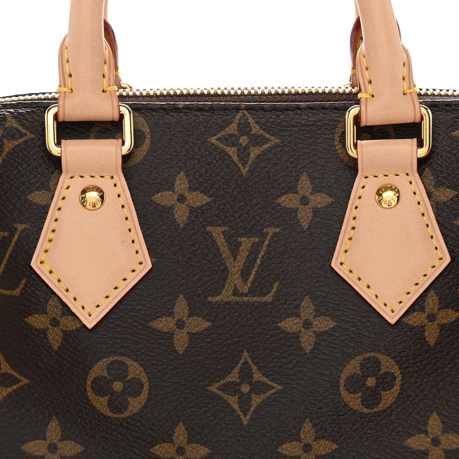 Louis Vuitton Monogram Speedy Bandouliere 20 Beige 7 of 10