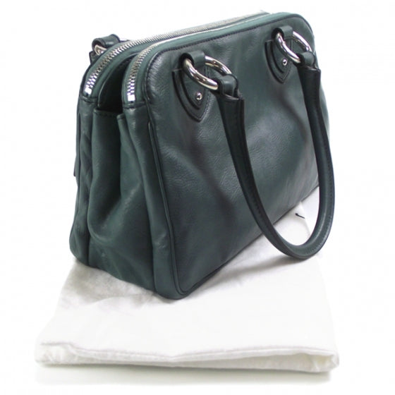 Marc Jacobs Leather Blake Tote Peacock Blue 3 of 10