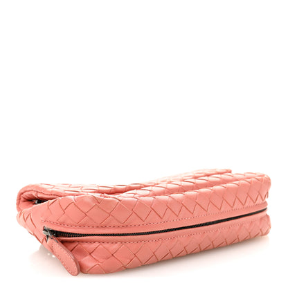 Bottega Veneta Nappa Intrecciato Small Chain Crossbody Peach 4 of 11