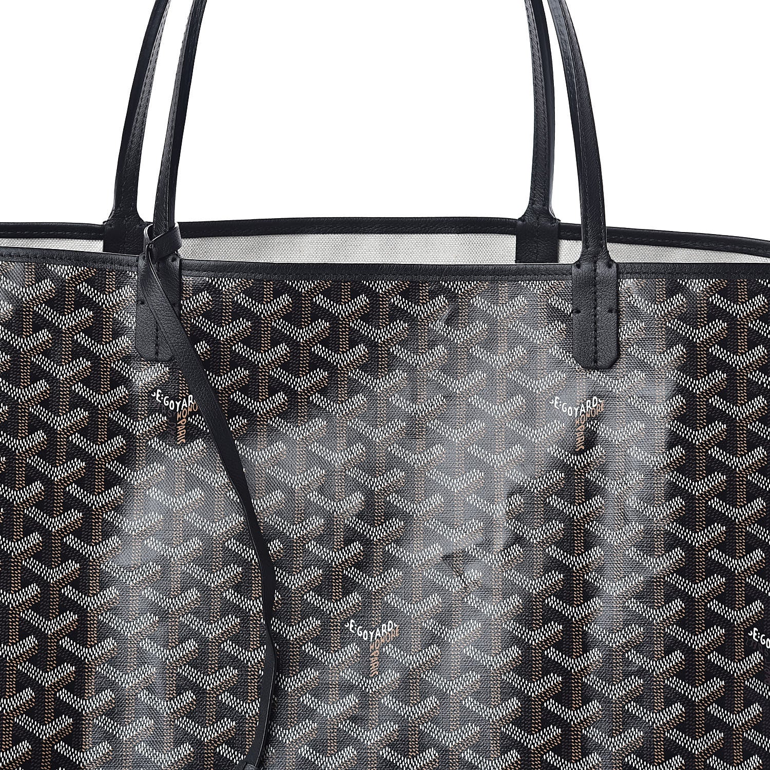 Goyard Goyardine Saint Louis GM Black 8 of 10