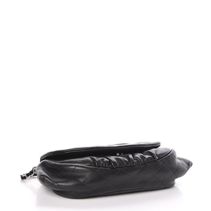 Chanel Lambskin Half Moon Wallet On Chain WOC Black 4 of 11