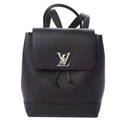 Louis Vuitton Calfskin Lockme Backpack Black 1 of 10