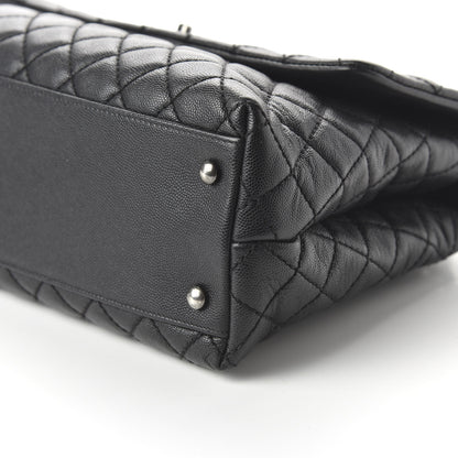 Chanel Caviar Quilted Medium Coco Handle Flap Black 7 of 11