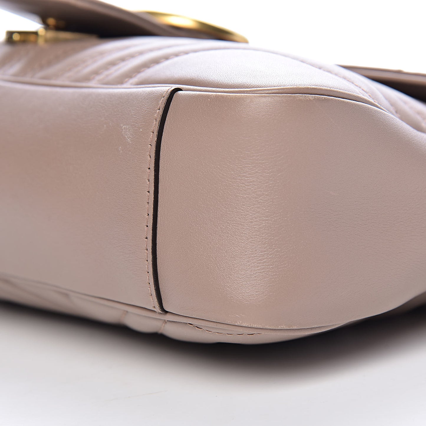 Calfskin Matelasse Medium GG Marmont Shoulder Bag Porcelain Rose