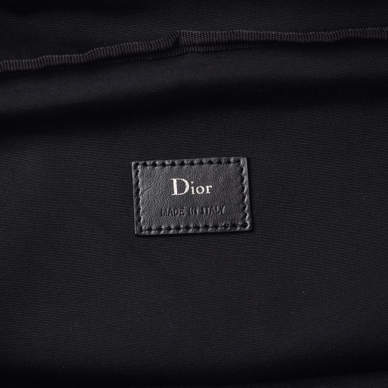Christian Dior Nylon Bee Body Bag Black 6 of 7
