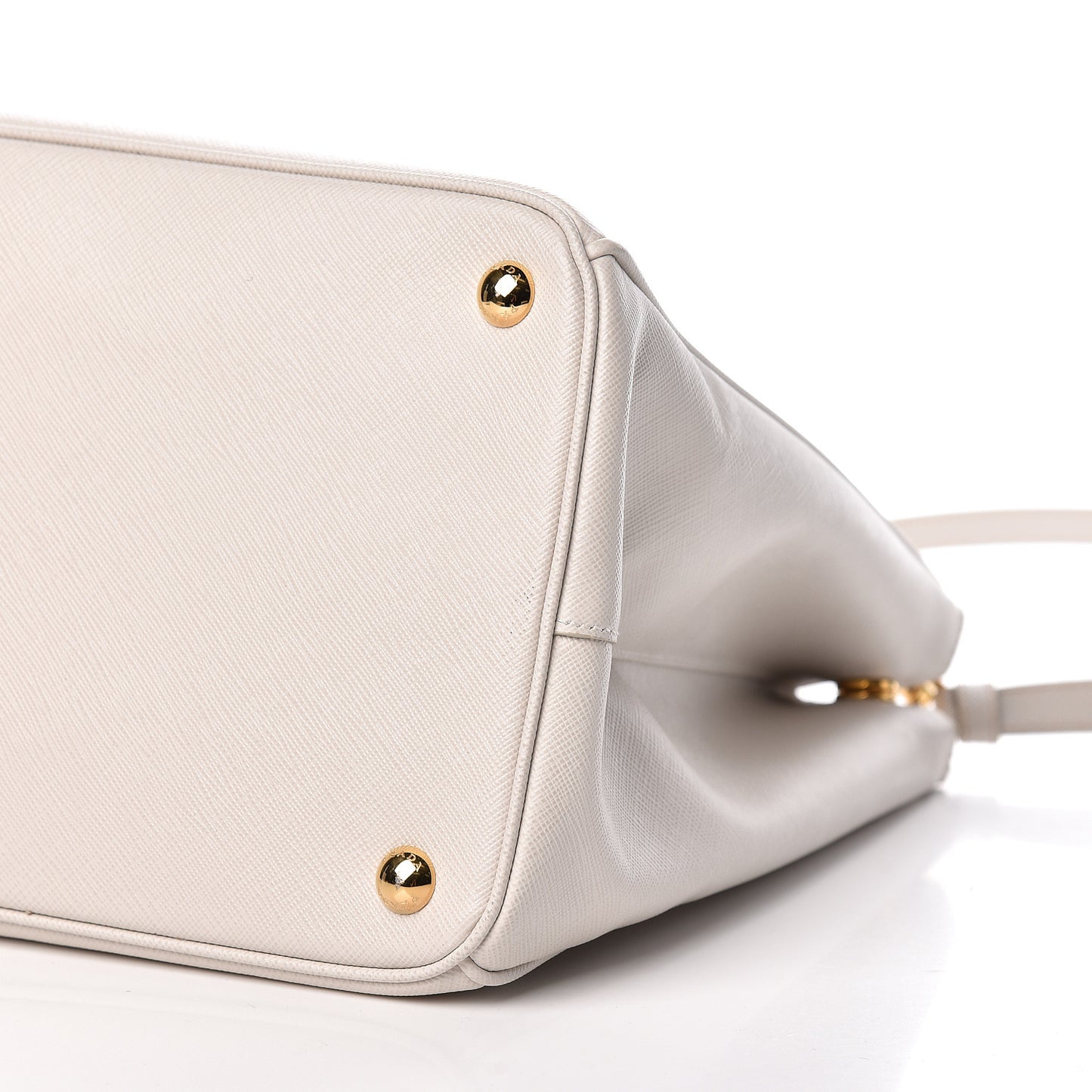 Saffiano Large Galleria Double Zip Tote Talco
