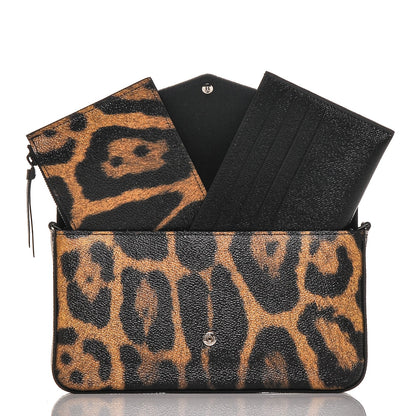 Louis Vuitton Monogram Animal Print Pochette Felicie Chain Wallet 3 of 7