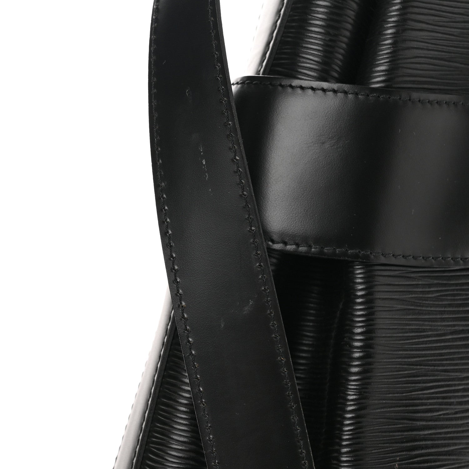 Louis Vuitton Epi Sac D'Epaule GM Black 12 of 16