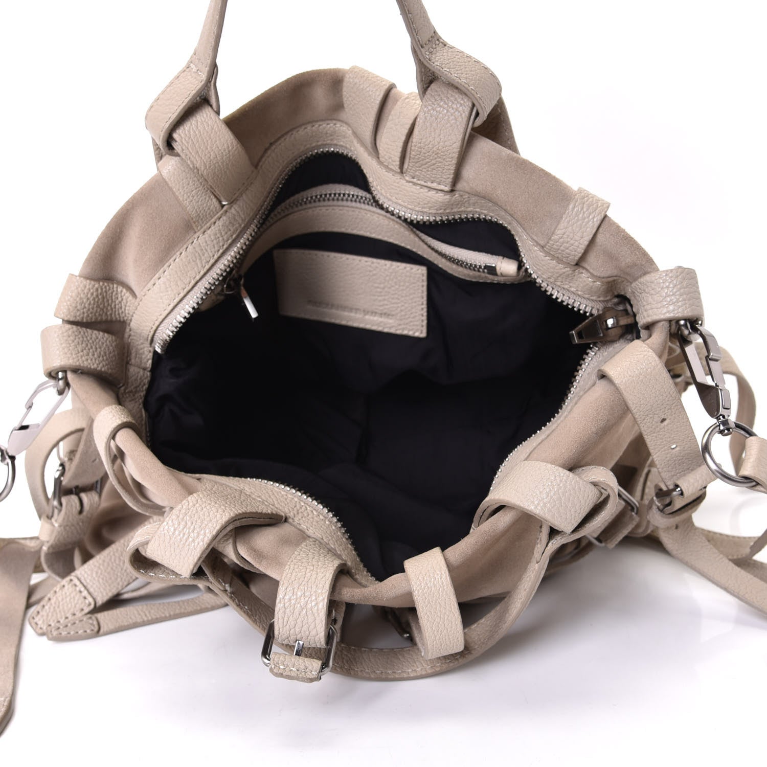 Alexander Wang Suede Kirsten Satchel Grey 4 of 6