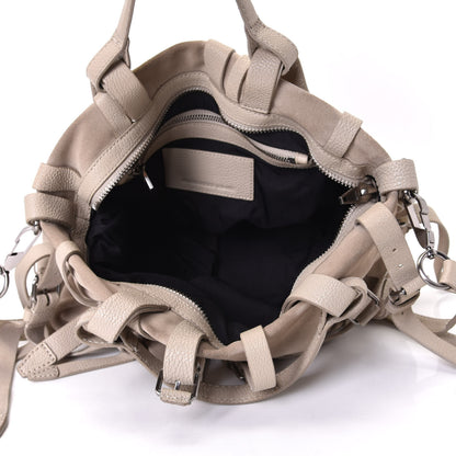 Alexander Wang Suede Kirsten Satchel Grey 4 of 6