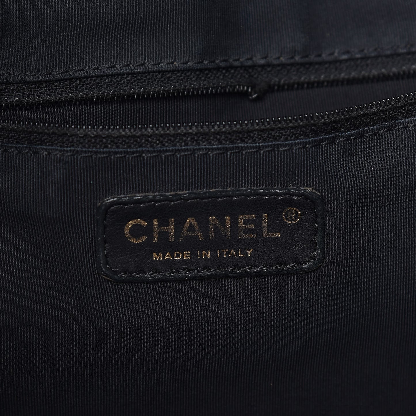 Calfskin Embroidered Ca D'Oro Tote Black