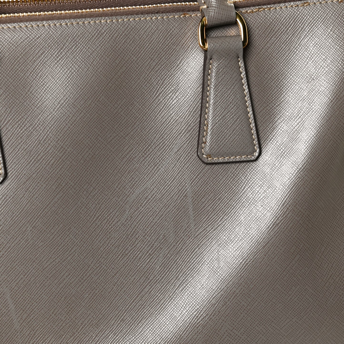 Saffiano Medium Galleria Double Zip Tote Argilla