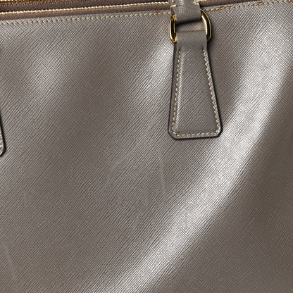 Prada Saffiano Medium Galleria Double Zip Tote Argilla 11 of 11