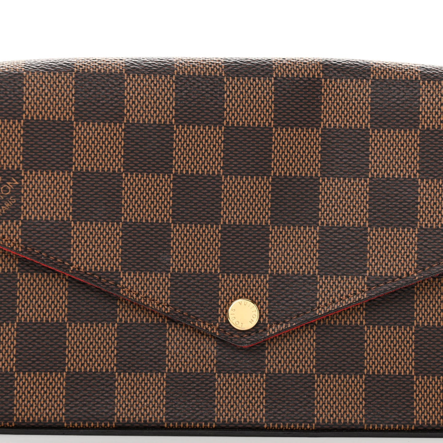 Damier Ebene Pochette Felicie Chain Wallet