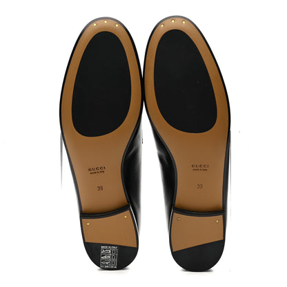 Gucci Calfskin Womens Jordaan Loafers 39 Black 6 of 10