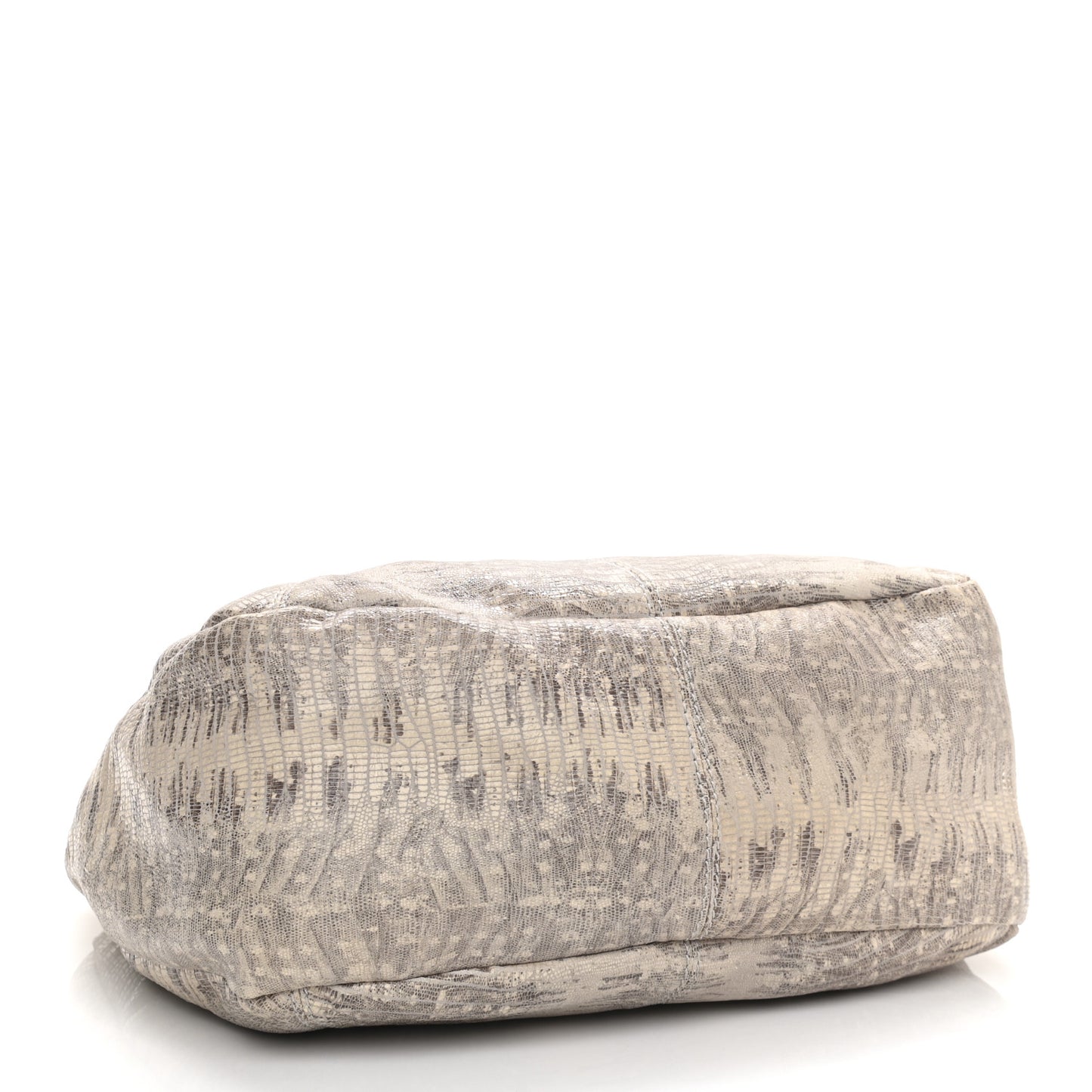 Snakeskin Embossed Calfskin Rahmyn Grey