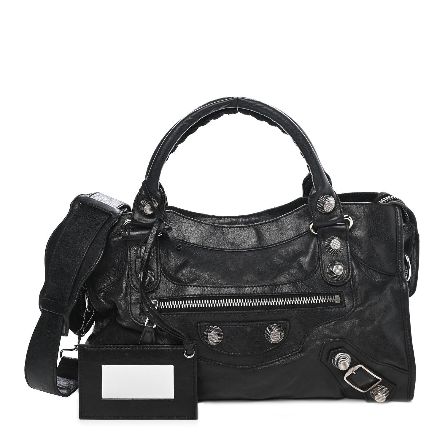 Balenciaga Agneau Giant 21 Silver Hardware City Black 1 of 9