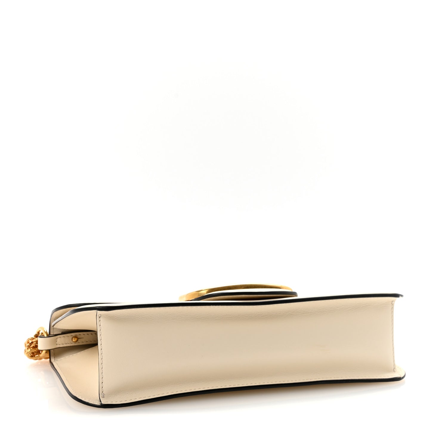 Calfskin Vlogo Loco Shoulder Bag Light Ivory