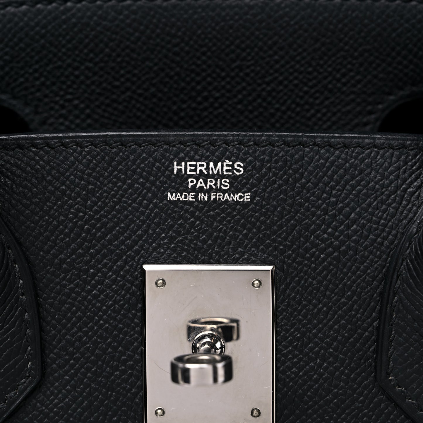 Epsom Birkin 30 Black