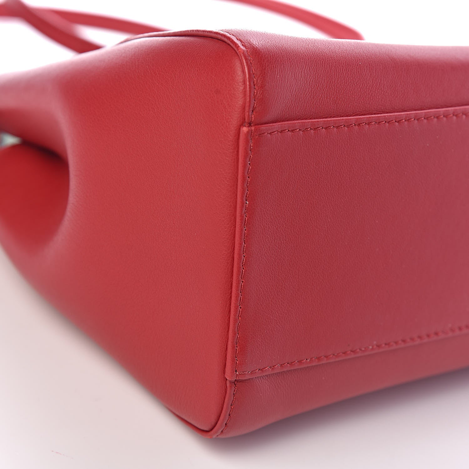 Fendi Nappa Mini Peekaboo Iconic Satchel Fragola 5 of 10