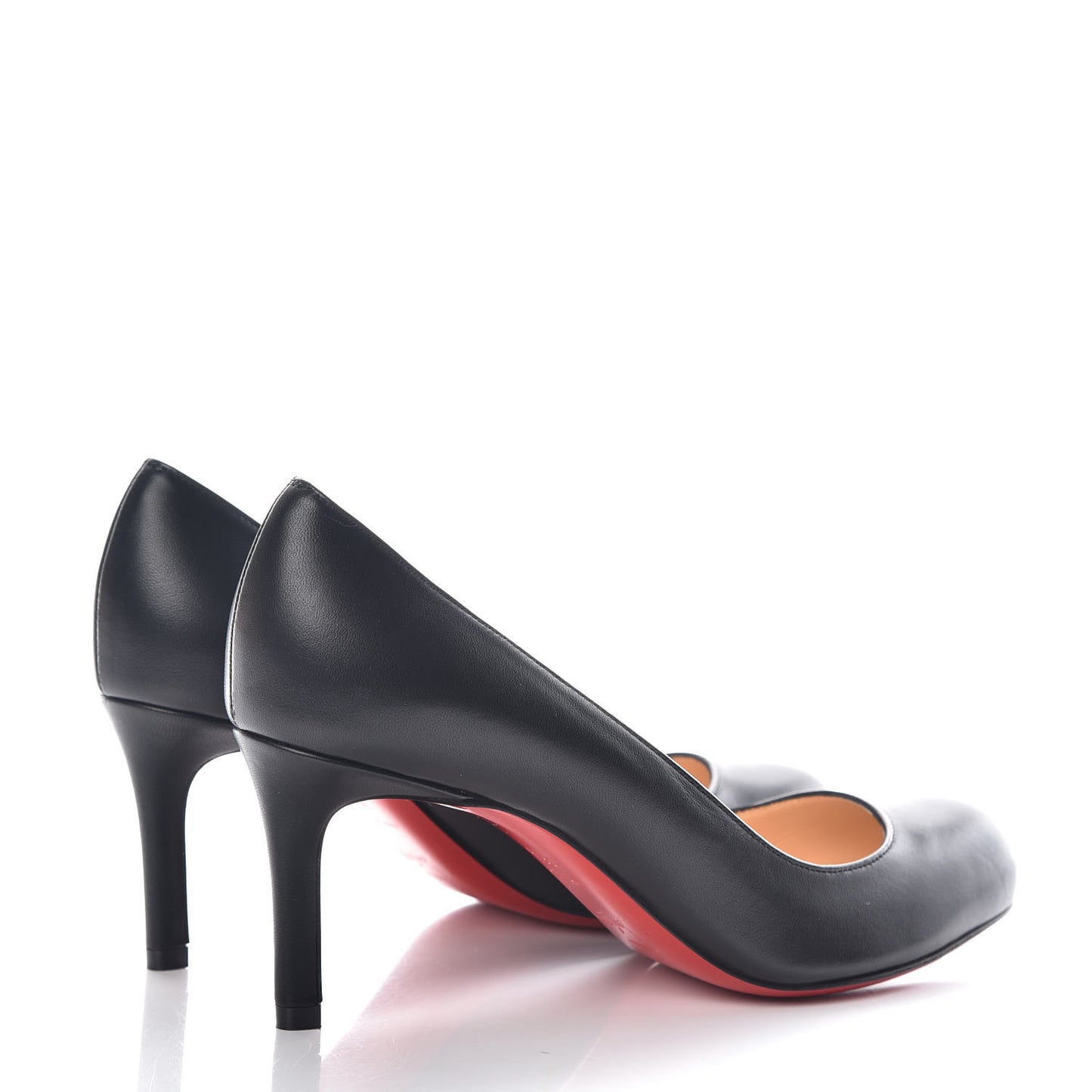 Shiny Nappa Simple 70 Pumps 36.5 Black