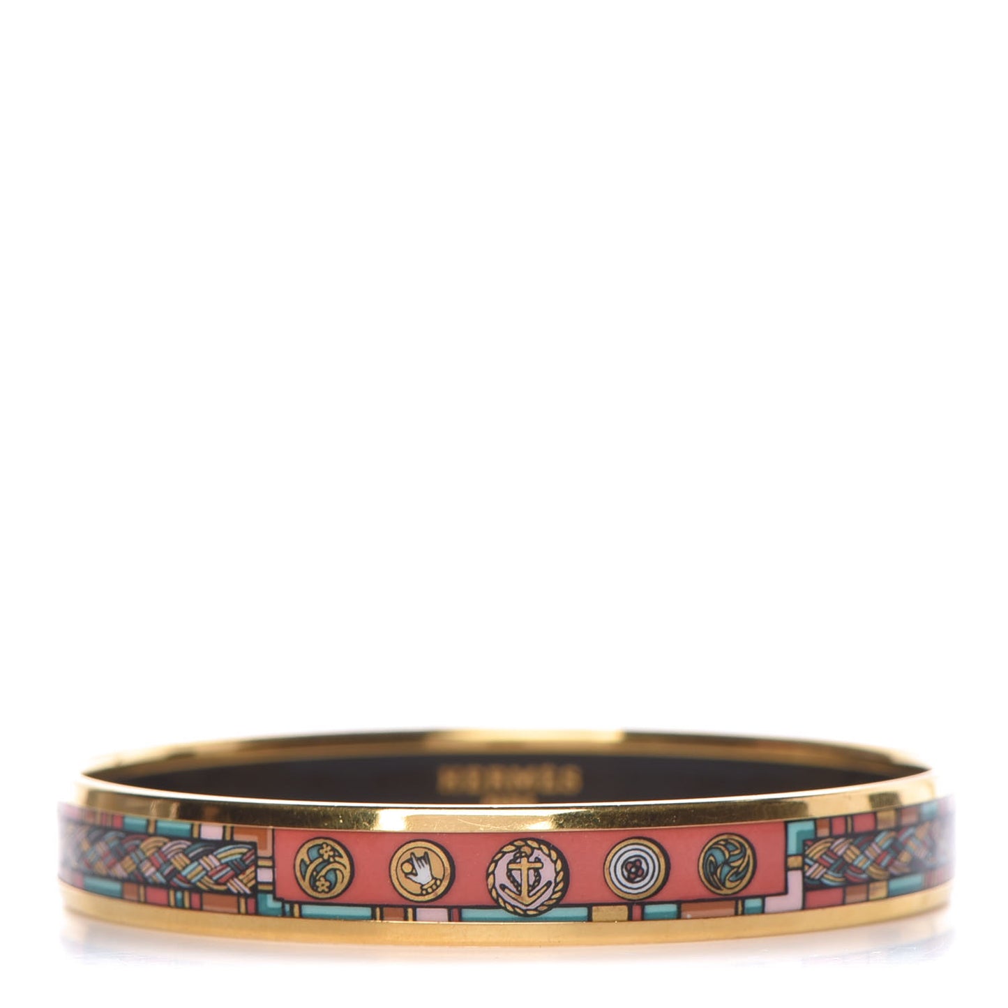 Enamel Printed Narrow Bracelet 65