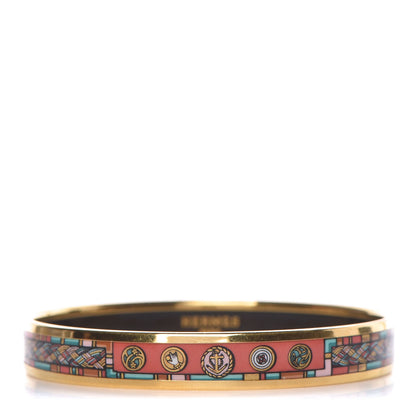 Hermes Enamel Printed Narrow Bracelet 65 1 of 5