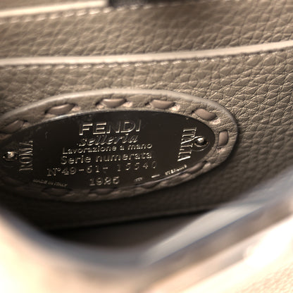 Fendi Cuoio Romano Selleria Mini Peekaboo I SEE U Iconic Satchel Fettuccia 12 of 19