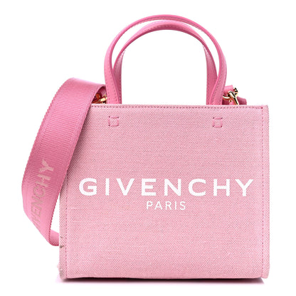 Givenchy Canvas Mini G Shopping Tote Bright Pink 1 of 12