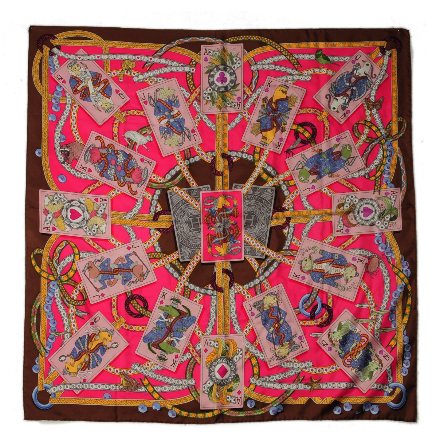 Silk Dame de Coeur A Vous L'Honneur Scarf 90