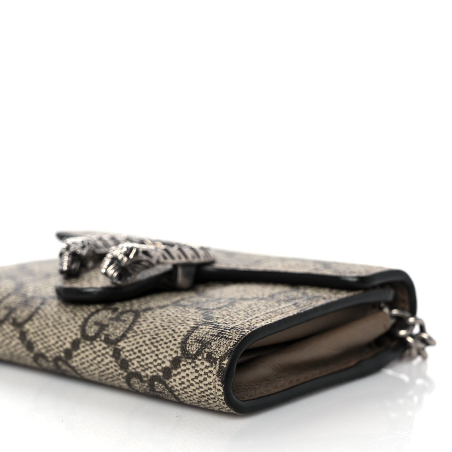 Gucci GG Supreme Monogram Dionysus Coin Purse Taupe 8 of 9