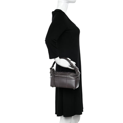 Chanel Metallic Caviar Square Stitched Bag Purple 2 of 10