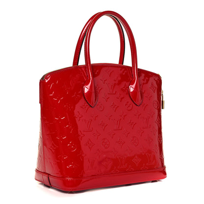 Louis Vuitton Vernis Lockit PM Cherry 3 of 9