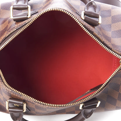 Louis Vuitton Damier Ebene Speedy Bandouliere 25 7 of 9