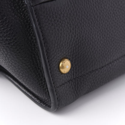 Prada Vitello Daino Tote Black 14 of 15