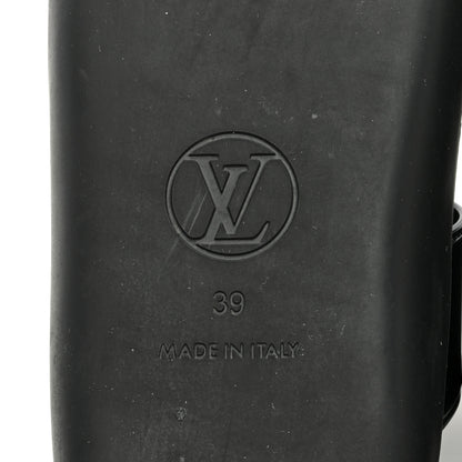Louis Vuitton Monogram Sunbath Flat Mule Sandals 39 Black 6 of 6
