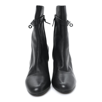 Hermes Calfskin Saint Germain Ankle Boots 37.5 Black 3 of 8