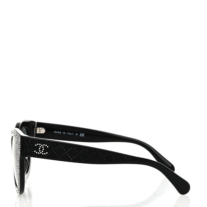 Chanel Crystal CC Sunglasses 5420-B-A Black 4 of 8
