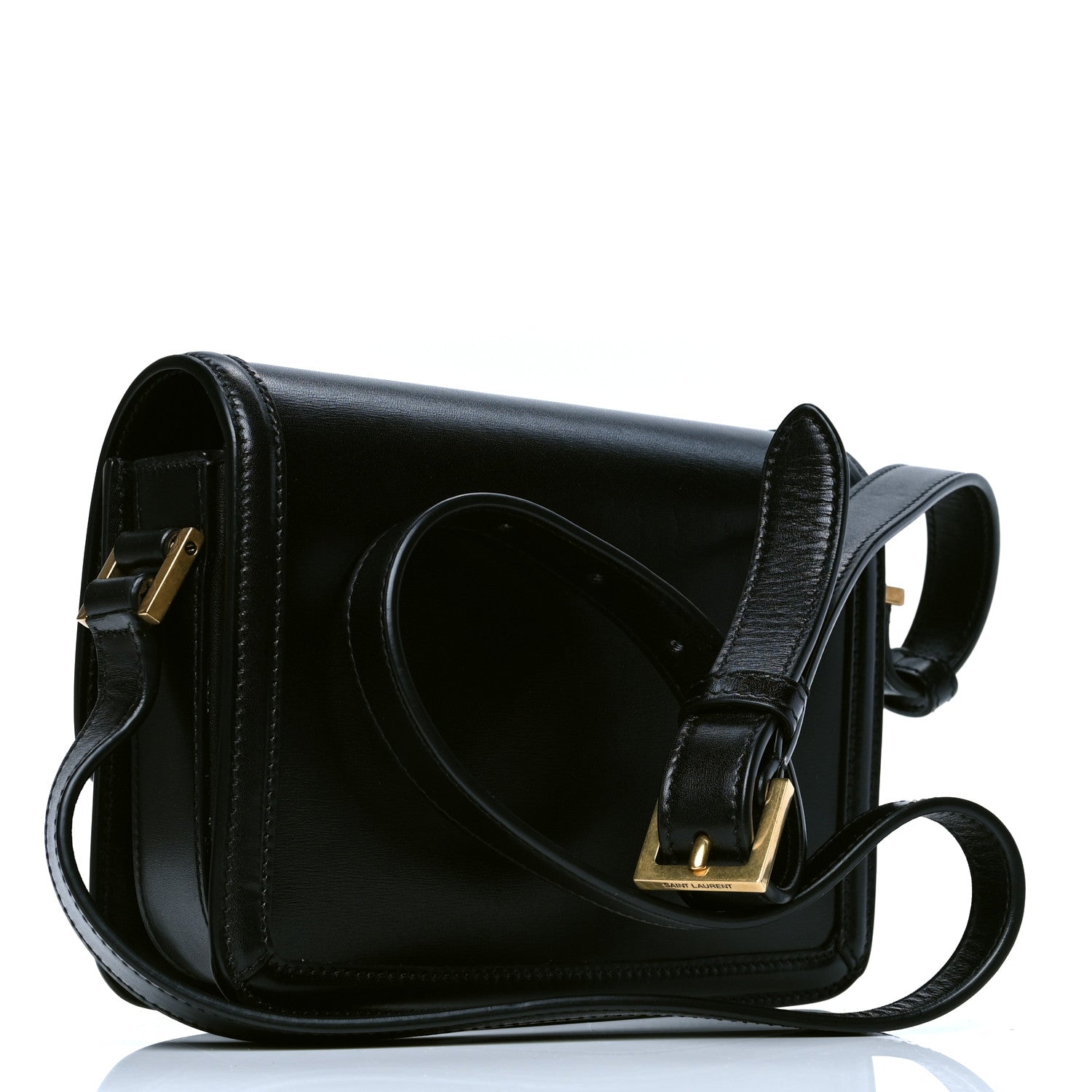 Saint Laurent Smooth Calfskin Small Solferino Satchel Black 2 of 4