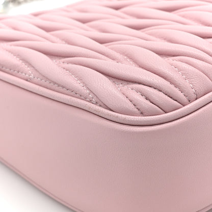 Miu Miu Nappa Matelasse Shoulder Bag Alabastro 8 of 8