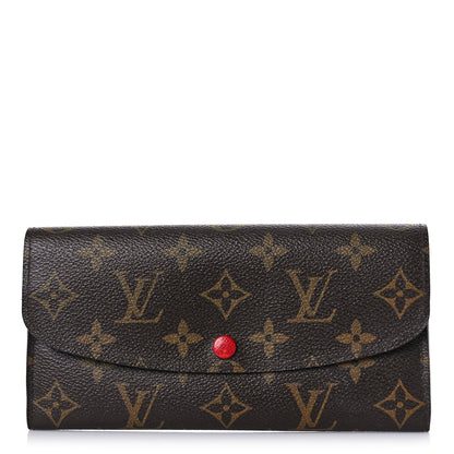 Louis Vuitton Monogram Emilie Wallet Fuchsia 1 of 10