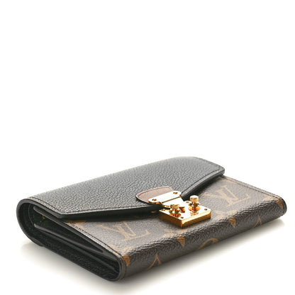 Louis Vuitton Monogram Pallas Compact Wallet NM Black 4 of 7