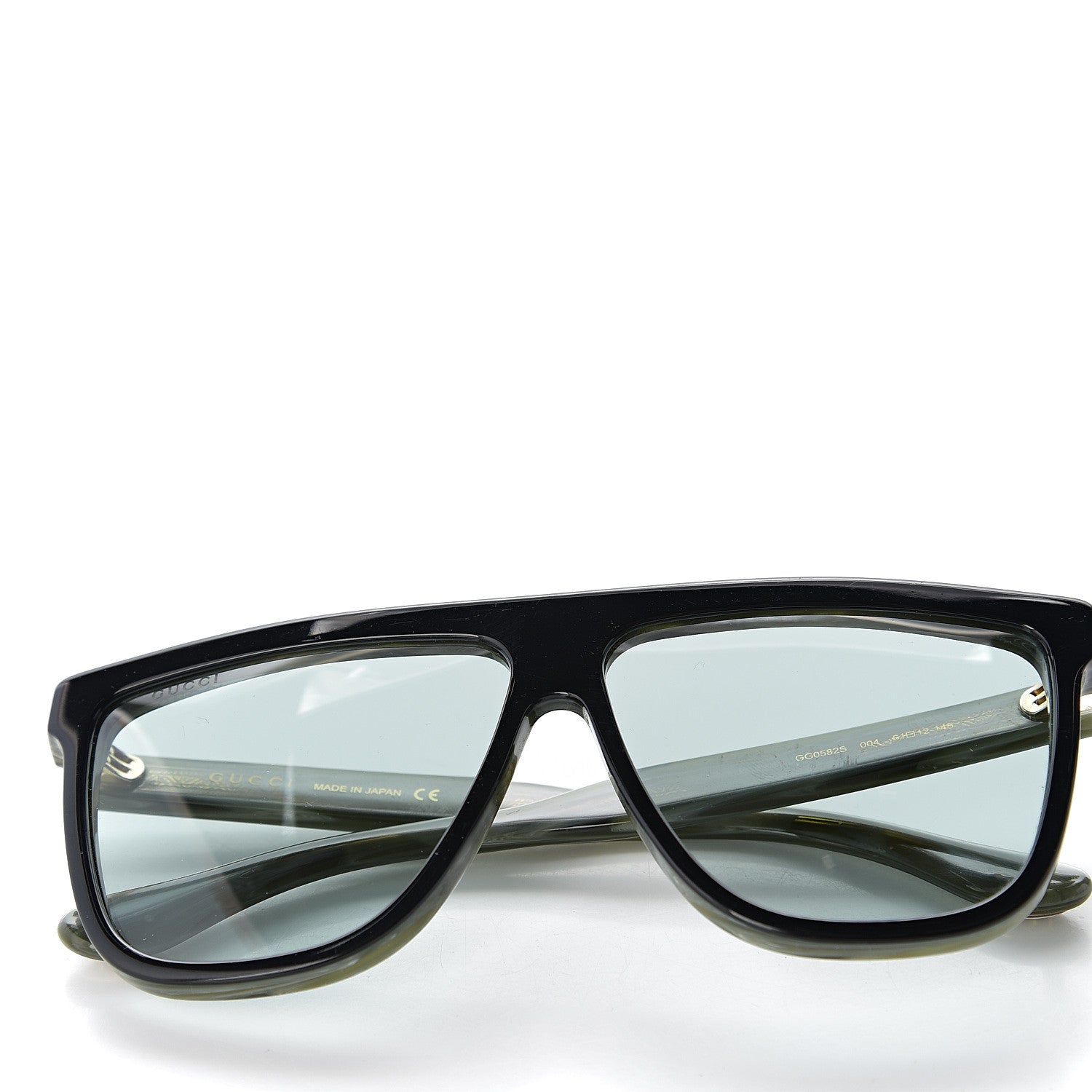 Gucci Acetate Aviator Sunglasses GG0582S Green 8 of 8