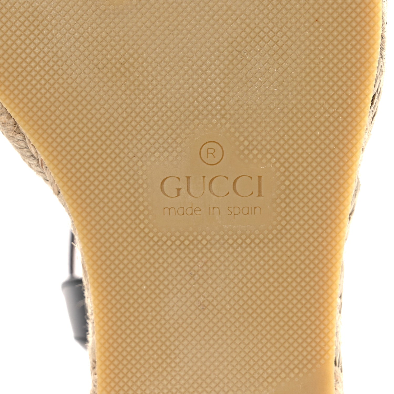 Gucci Galassia Aitana Espadrille 10/95mm Wedge Sandals 37.5 Black 8 of 11
