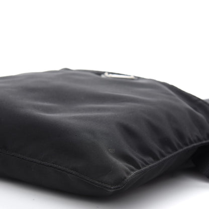 Prada Nylon Saffiano Flat Messenger Bag Black 8 of 9