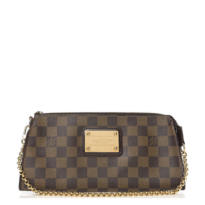 Louis Vuitton Damier Ebene Eva Clutch 1 of 9
