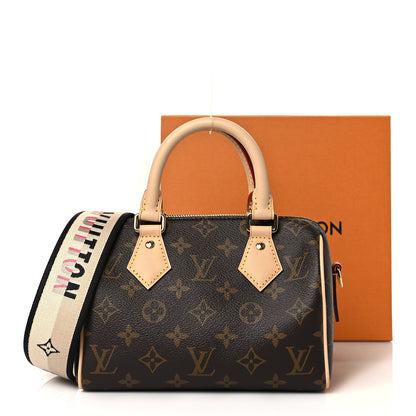 Louis Vuitton Monogram Speedy Bandouliere 20 Black 10 of 10